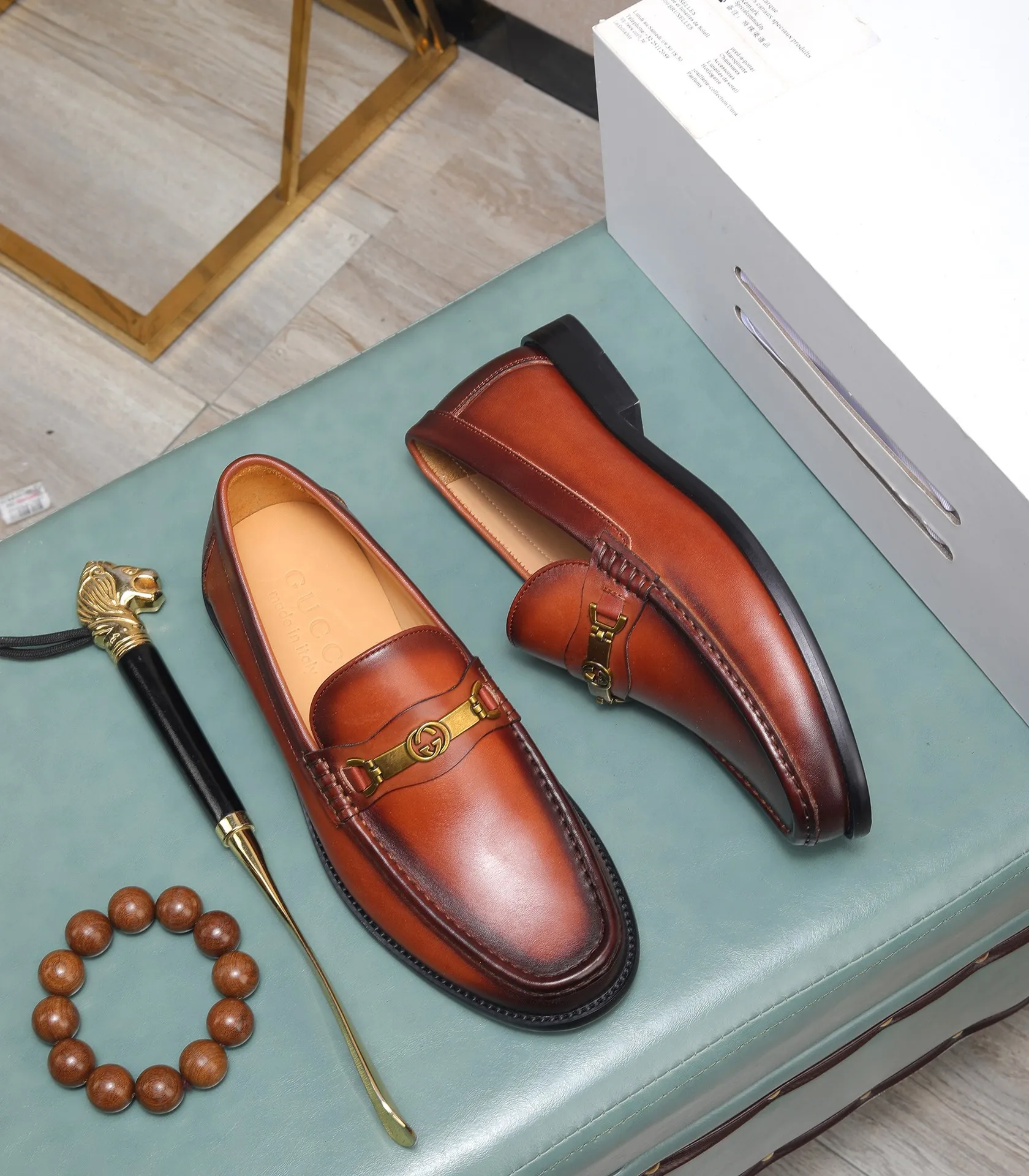 Men's shoes 💰580 📛📛Original (water-dyed cow lining) Gucci GUCCI official website formal shoes 🌀 Italian 🇮🇹 imported cowhide ➕ top imported water-dyed cowhide lining 💋 fine handmade original bottom, the real thing looks better when photographed in person Standard size 38-44